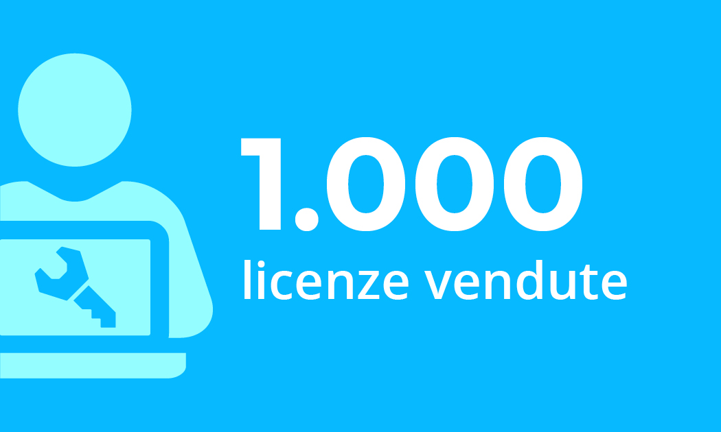 Sales Milestone: 1,000 Licenses Sold