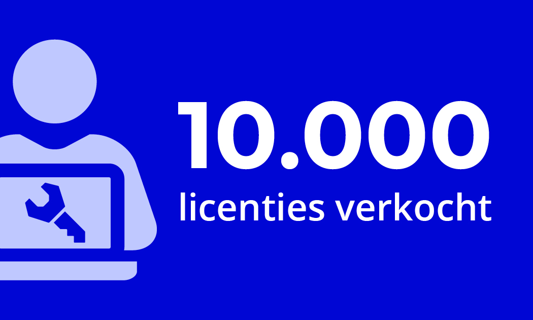 Sales Milestone: 10,000 Licenses Sold