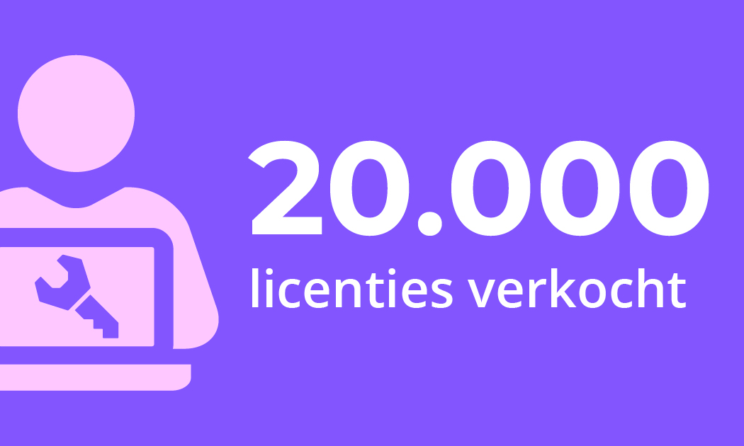 Sales Milestone: 20,000 Licenses Sold