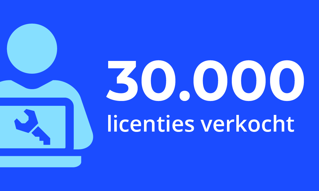 Sales Milestone| 30,000 Licenses Sold