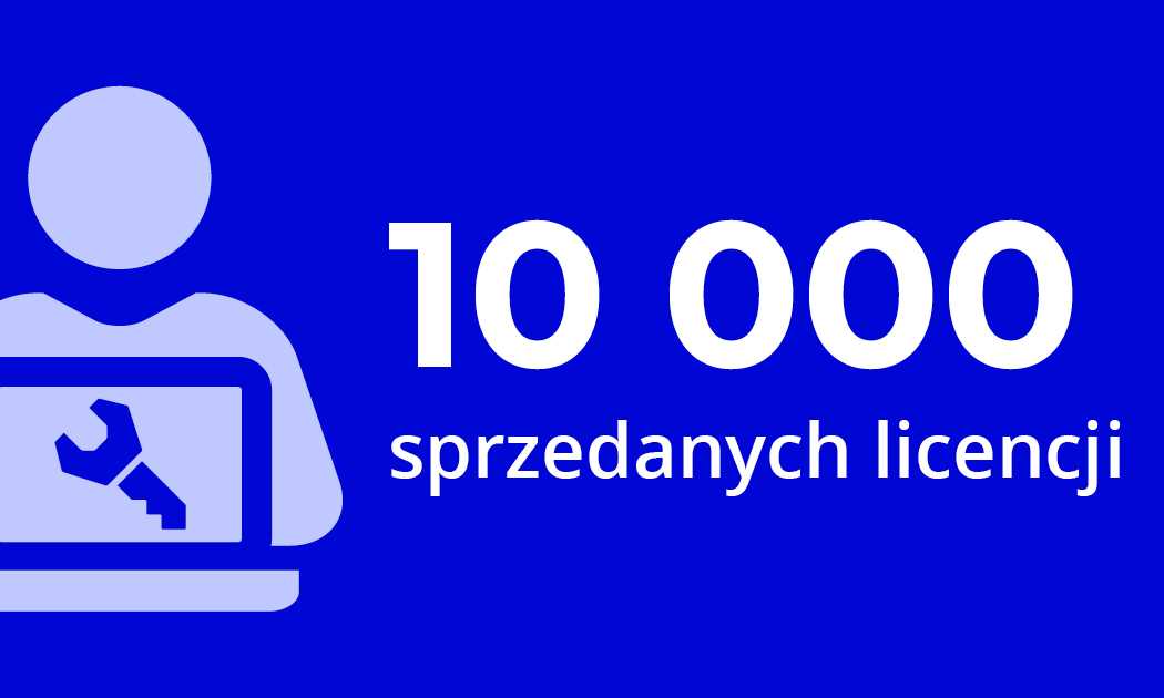 Sales Milestone: 10,000 Licenses Sold