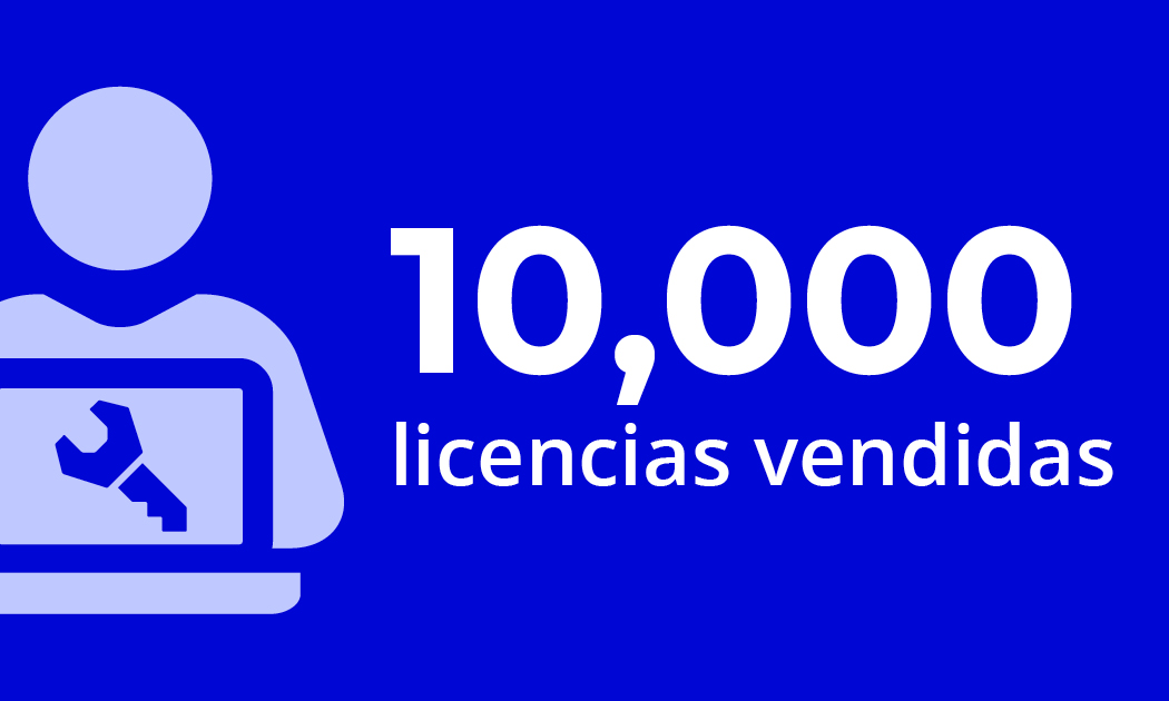 Sales Milestone: 10,000 Licenses Sold